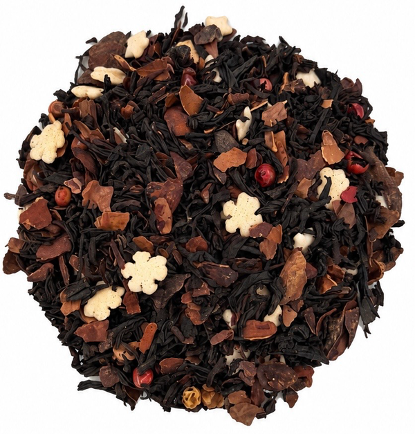 chocolate tea best loose leaf tea natural tea mansion cocoa beans black tea natural teavana davids tea