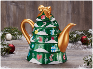 Christmas Tree Teapot - Tea Mansion